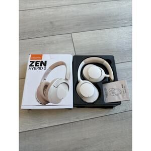 Creative Zen Hybrid 2 (Cream) Wireless Over-ear Headphones w/ Hybrid ANC, EF1140